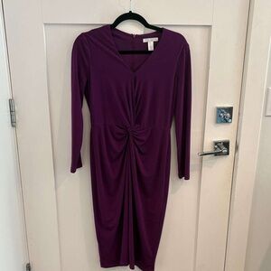 Elegant Purple Women's Dress